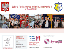 Tablet Screenshot of gowidlino.edu.pl